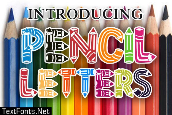 Pencil Letters Font
