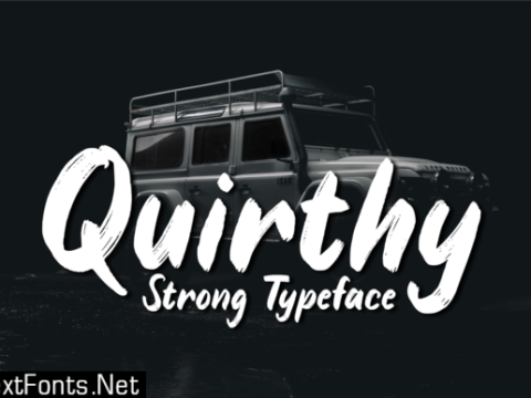 Quirthy Font