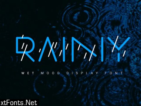 Rainy | color line font