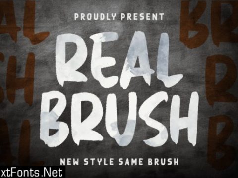 Real Brush Font