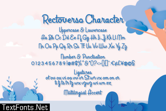 Rectoverso Script Font