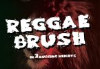 Reggae Brush Font