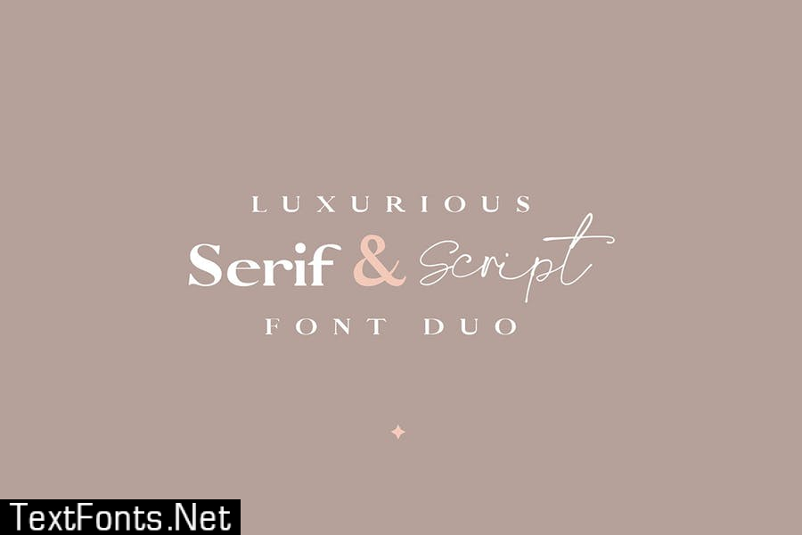 Rosalia Boutique- Handwritten Script and Serif Duo