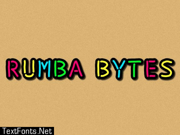 Rumba Bytes Font