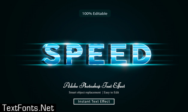 Speed text effect