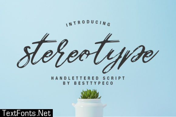 Stereotype Font