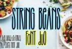 String Beans Font