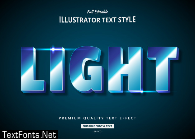 Technology futuristic text style effect