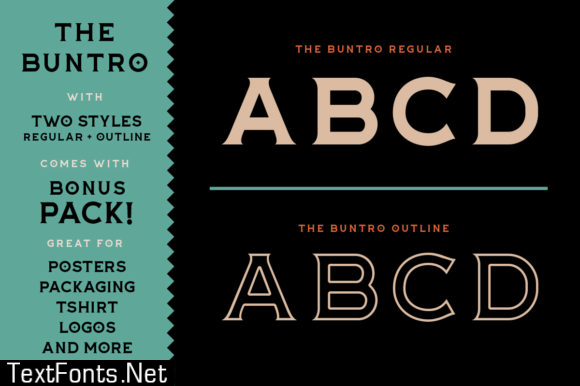 The Buntro Font