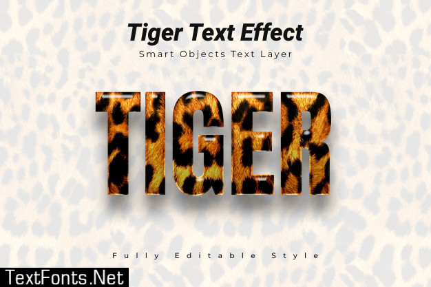 Tiger text effect