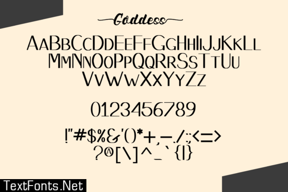 Valkyrian Goddess Duo Font