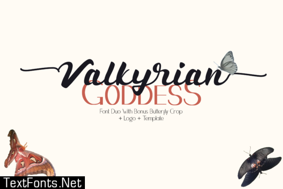 Valkyrian Goddess Duo Font