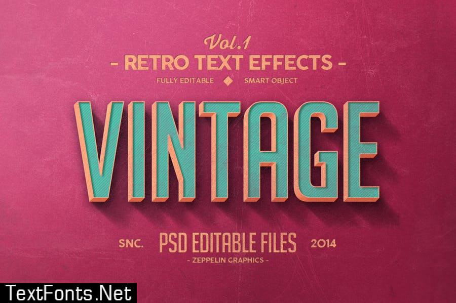 Vintage Text Effects Vol.1 UU8HHE