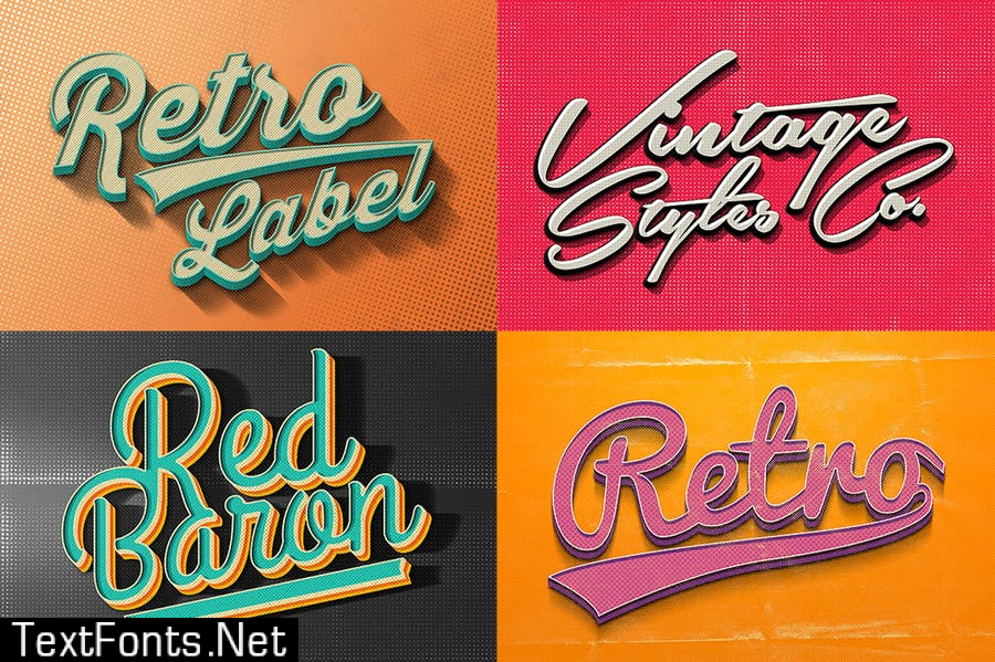 Vintage Text Effects Vol.3  MPZGSY