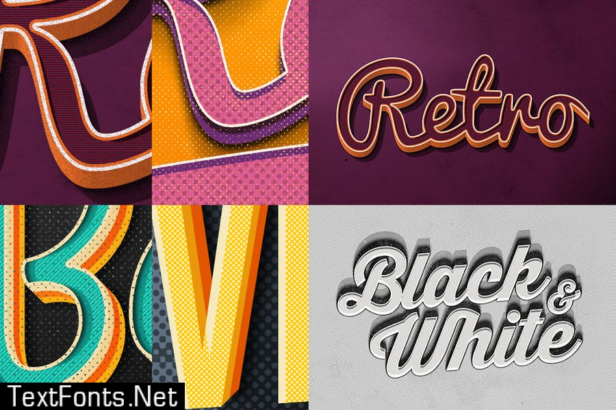 Vintage Text Effects Vol.3  MPZGSY