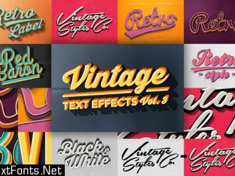 Vintage Text Effects Vol.3  MPZGSY