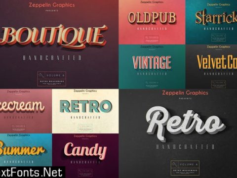 Vintage Text Effects Vol.6 NNGH46