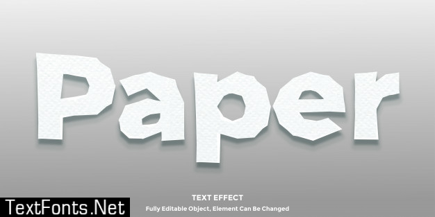 White paper text effect