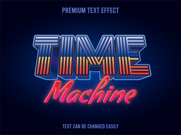 time-machine-text-effect