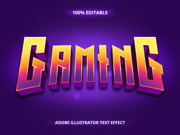 gaming-text-editable-font-effect