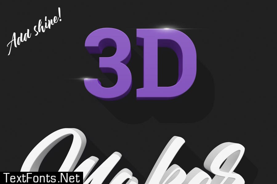 3D Maker - Text Effects TVLK379