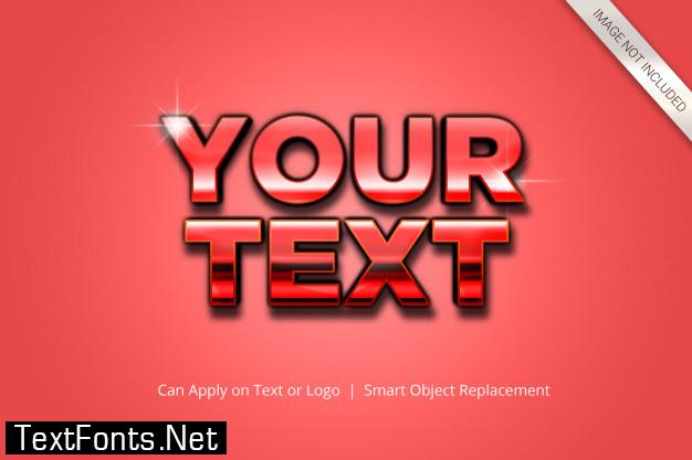 3d text effect style