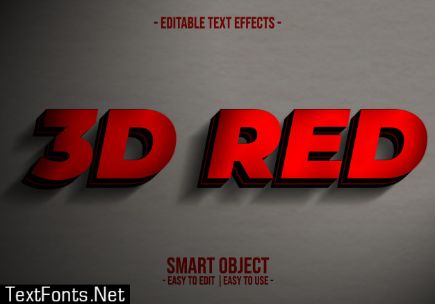 3d text style effect