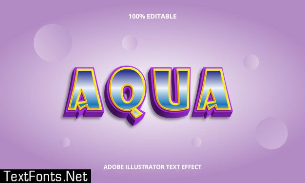 Aqua text effect