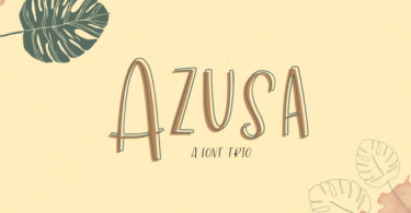 Azusa Sans Trio Font