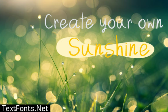 Beautiful Sunshine Font