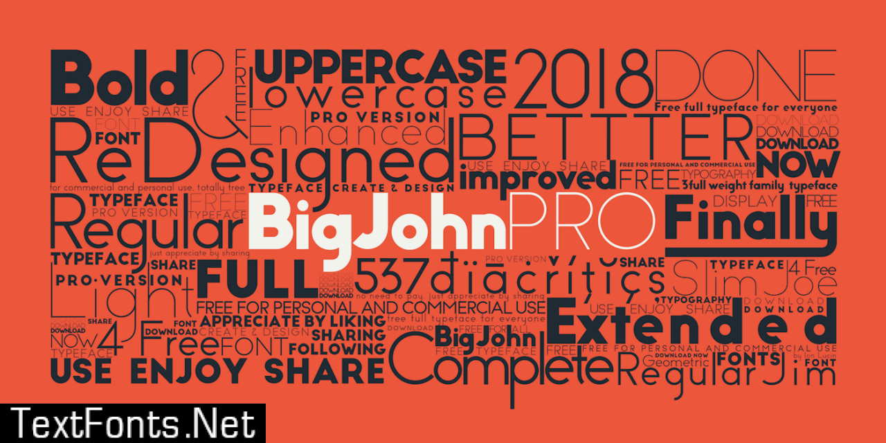 Big John PRO Font Family