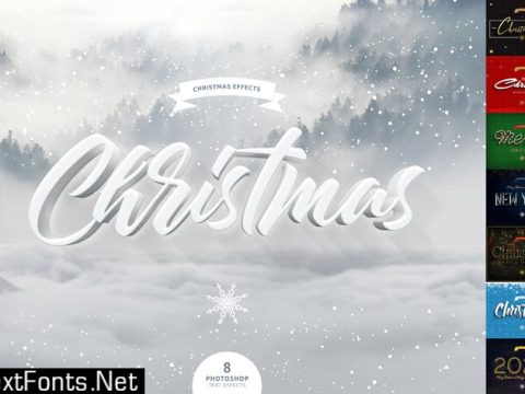 Christmas Text Effects H8X9KRQ