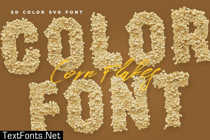 Corn Flakes Color Fonts