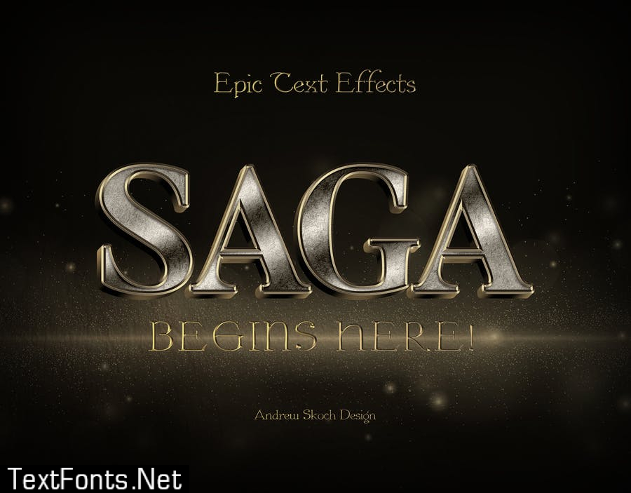 Epic Text Effects B7S2XV3