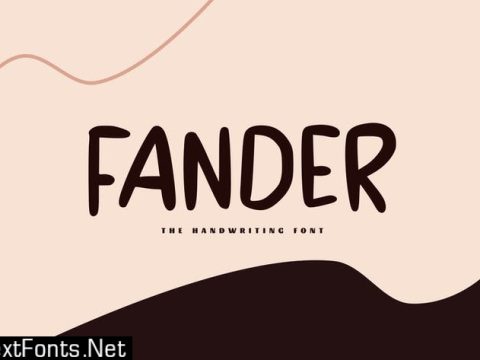 Fander - The Handwriting Font