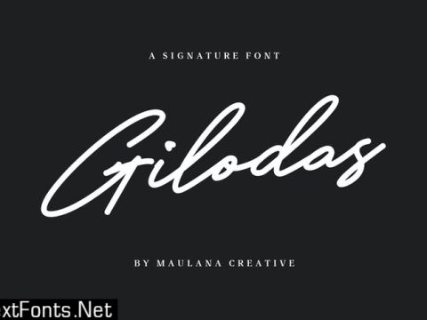 Gilodas Signature Font