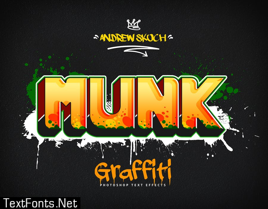 Graffiti Text Effects - 10 PSD - vol 3