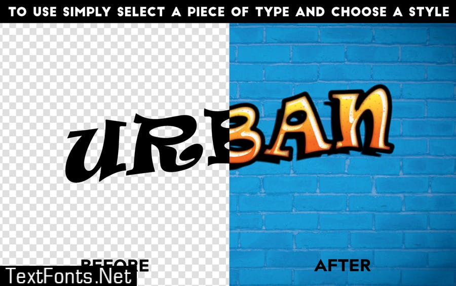 Instant Graffiti Type Effects 73LVTRD