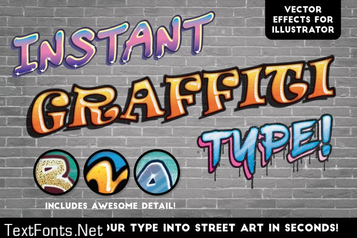 Instant Graffiti Type Effects 73LVTRD