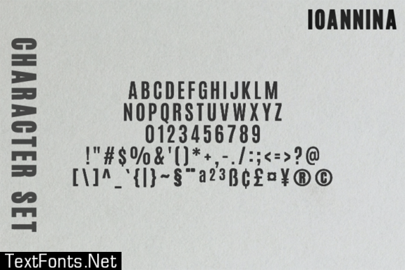 Ioannina Family Font