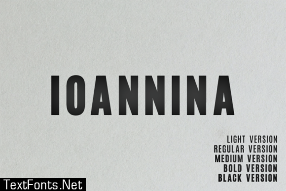 Ioannina Family Font