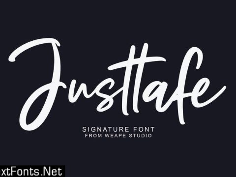 Justtafe - Signature Font