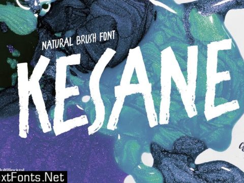 Kesane - Natural Brush Font