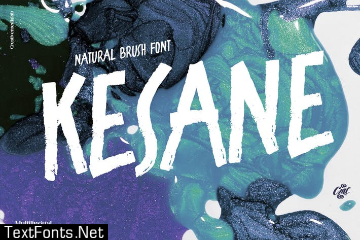 Kesane - Natural Brush Font