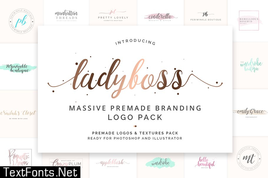 Ladyboss Premade Branding Logo Pack 901850