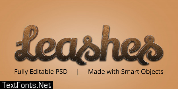 Leashes text style effect