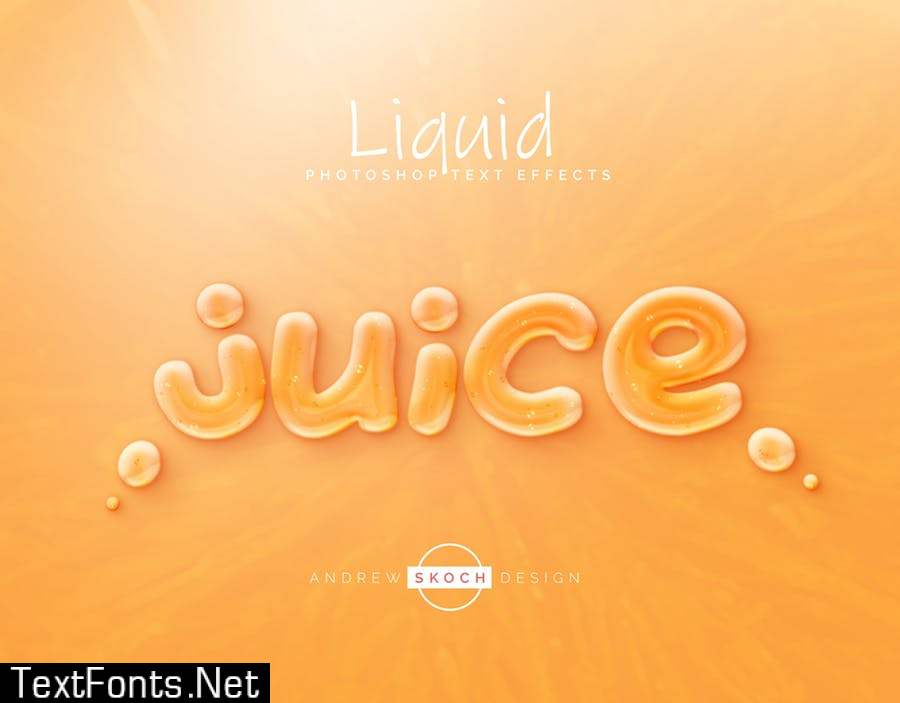 Liquid Tasty Text Effects  LR89G6B