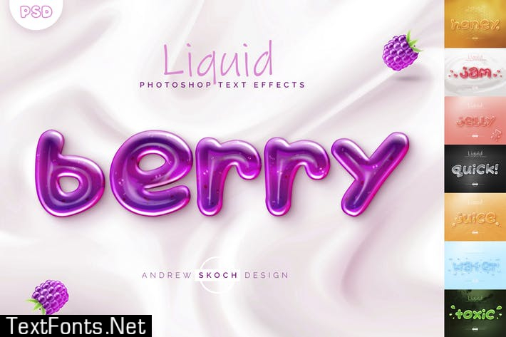 Liquid Tasty Text Effects  LR89G6B