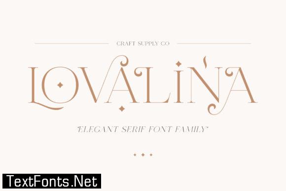 Lovalina Font