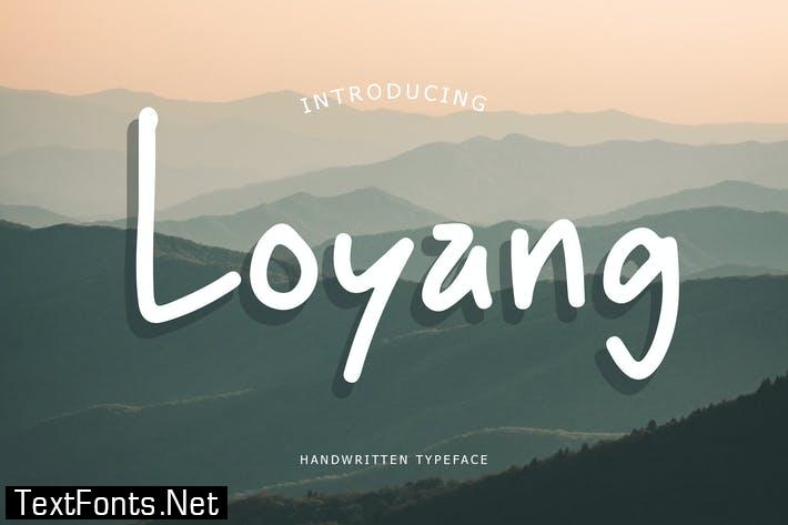 Loyang Handwritten Typeface